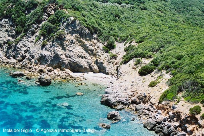 Isola del Giglio Spiaggia del Faraglione 1